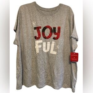 NWT Wondershop at Target Women’s JOYFUL Holiday XL Sleep T-Shirt